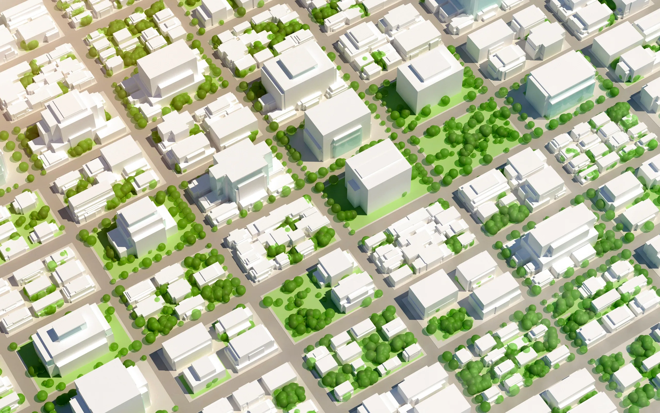 March Housing Aerial View